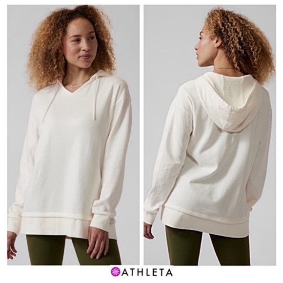 Athleta Tops - {Athleta} Sundown Alliance Hoodie | white sz M
